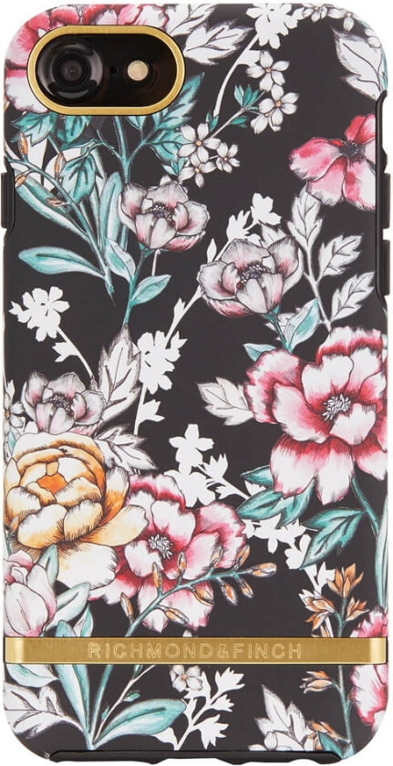 Richmond And Finch Black Floral iPhone 6/6S/7/8 Cover (U)