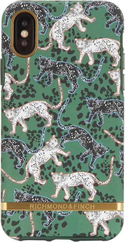 Richmond And Finch Green Leopard iPhone Xs Max Cover