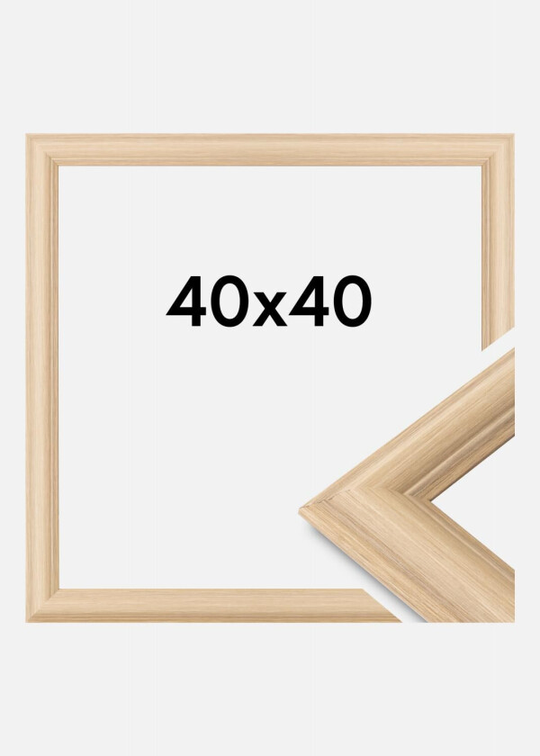 Ramme Västkusten Akrylglass Ek 40x40 Cm