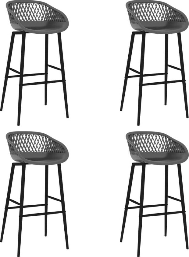 Bilde av Barstoler 4 stk grå
