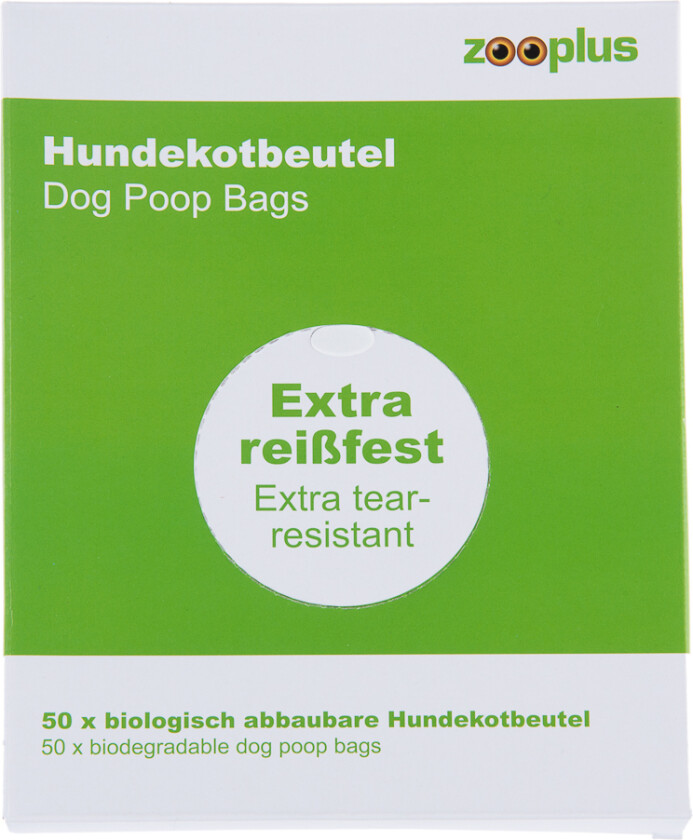 Bio hundeavføringsposer med håndtak - 50 poser