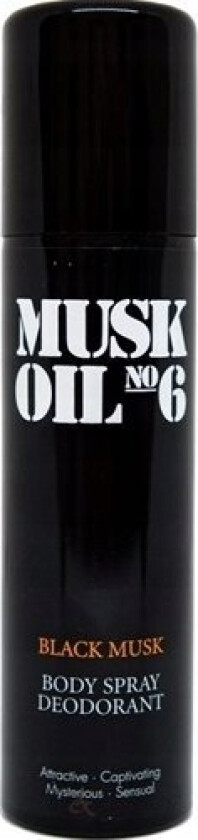 Musk Oil No 6 Black Musk Body Spray Deodorant 150 ml