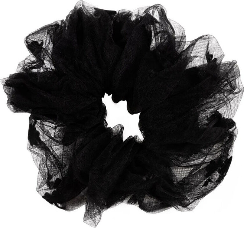 Clover Scrunchie Black