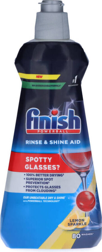 Finish Rinse & Shine Aid Lemon Tøymykner 400 ml