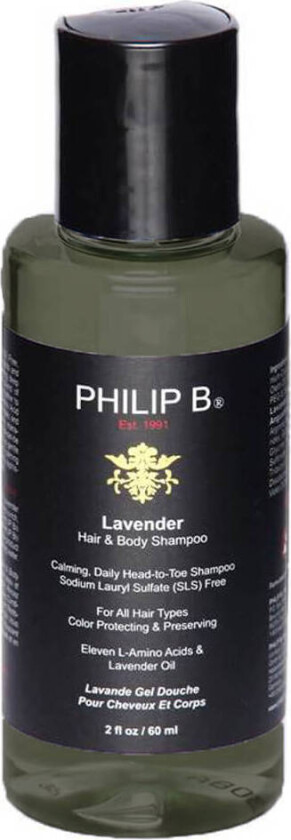 Lavender Hair & Body Shampoo (U) 60 ml