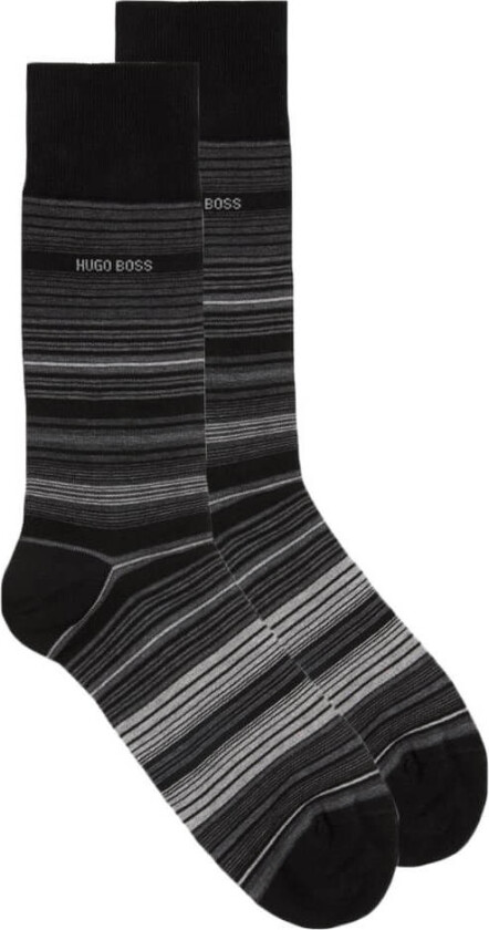 Boss Hugo Boss sokker egyptisk bomull størrelse 39-42 - Multi stripe   1 stk.