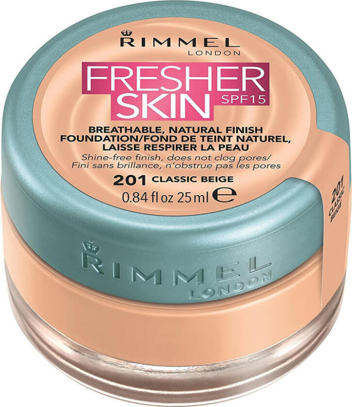 Fresher Skin Foundation SPF 15 201 Classic Beige 25 ml