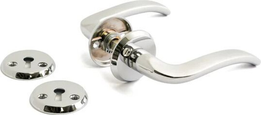 Innvendig Dørvrider Vienna Krom/børstet Krom Forbrukerpakning