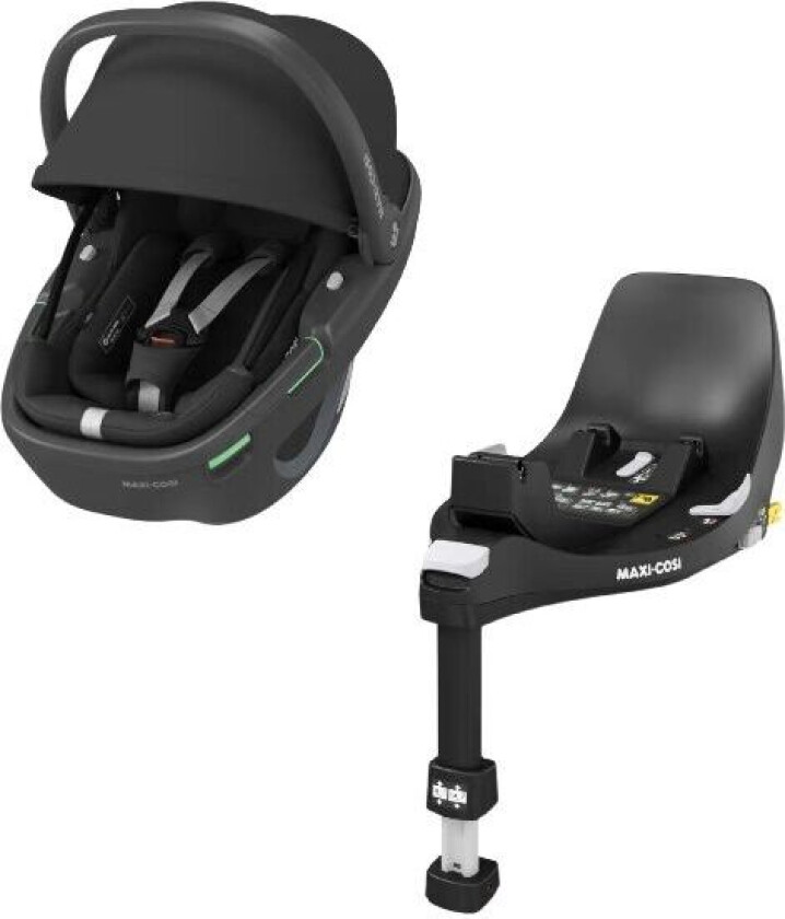 Coral 360, Babybilstol - Essential Black