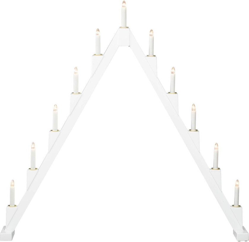 3592-210 Elektrisk lysestake hvit, 11 lys
