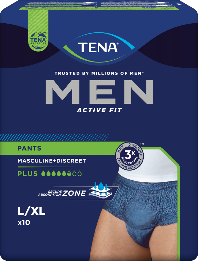 Tena Men Active Fit Pants Plus - 10 Stk.