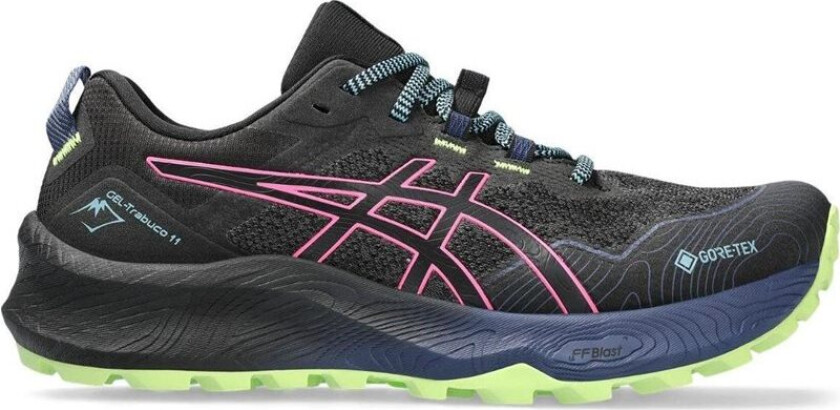 Asics Gel-Trubaco 11 Gore-Tex, vanntett løpesko, dame Black/Hot Pink