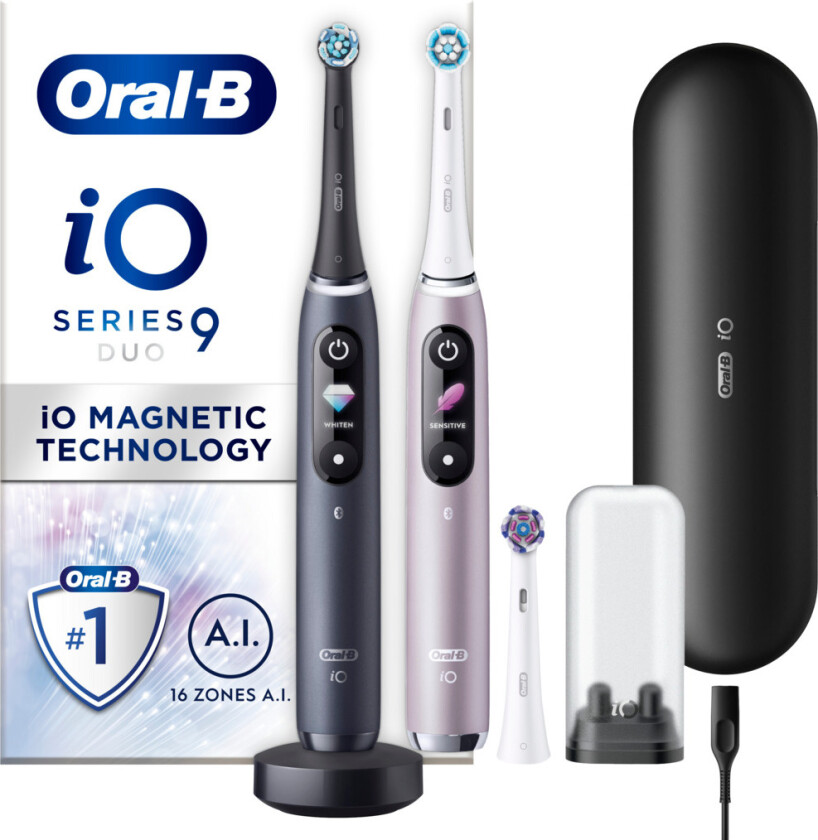 Bilde av Oral-B iO9 Series M9 - Black/Rose Quartz