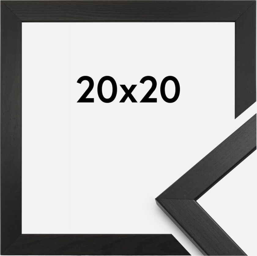 Ramme Stilren Svart 20x20 Cm