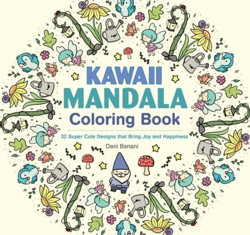 Kawaii Mandala Coloring Book av Dani Banani