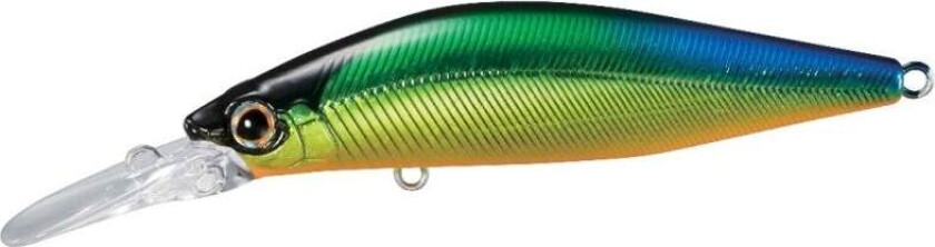 Cardiff Flügel 70F wobbler, 7 cm - green gold