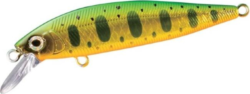 Cardiff Stream Flat 65ES wobbler, 6.5cm - green gold