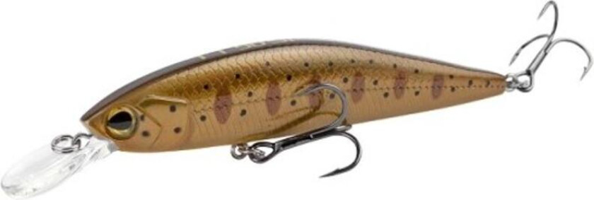 Yasei Trigger Twitch S wobbler, 9 cm - brown trout