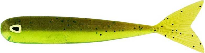 Megateez V-tail softbait, 9 cm, 3 pk. - Secret UV