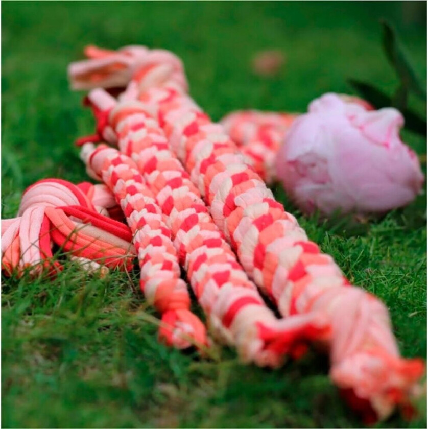 FinNero Fleeceflette Rosa/Rød (10 cm)