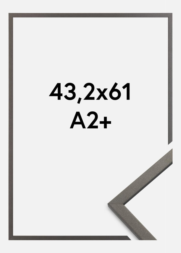 Ramme Edsbyn Grafitt 43,2x61 Cm (A2+)
