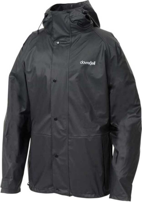 Storm Regnjakke, sort - Str. 3XL