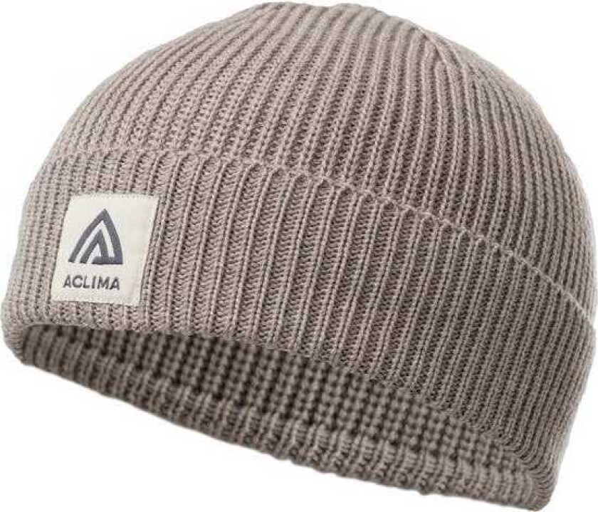 Explorer Beanie, lue i ull - beige melange