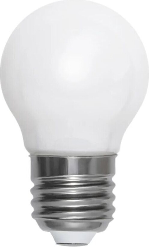 Lyskilde E27 LED filament glob opal 45 mm 4,5W