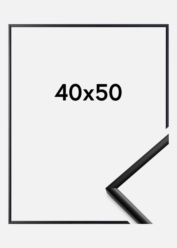 Ramme New Lifestyle Akrylglass Matt Svart 40x50 Cm