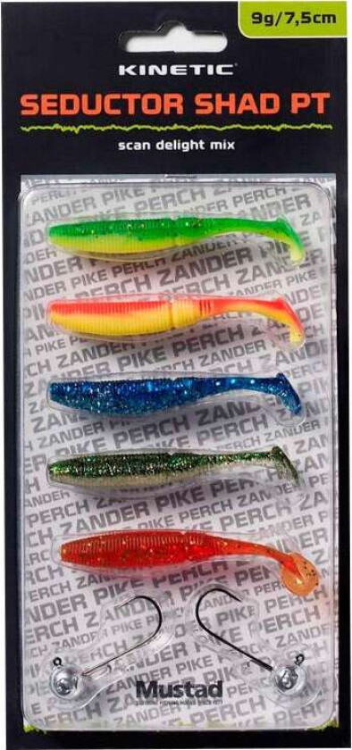 Seductor Shad PT, scan delight mix - 9 gram