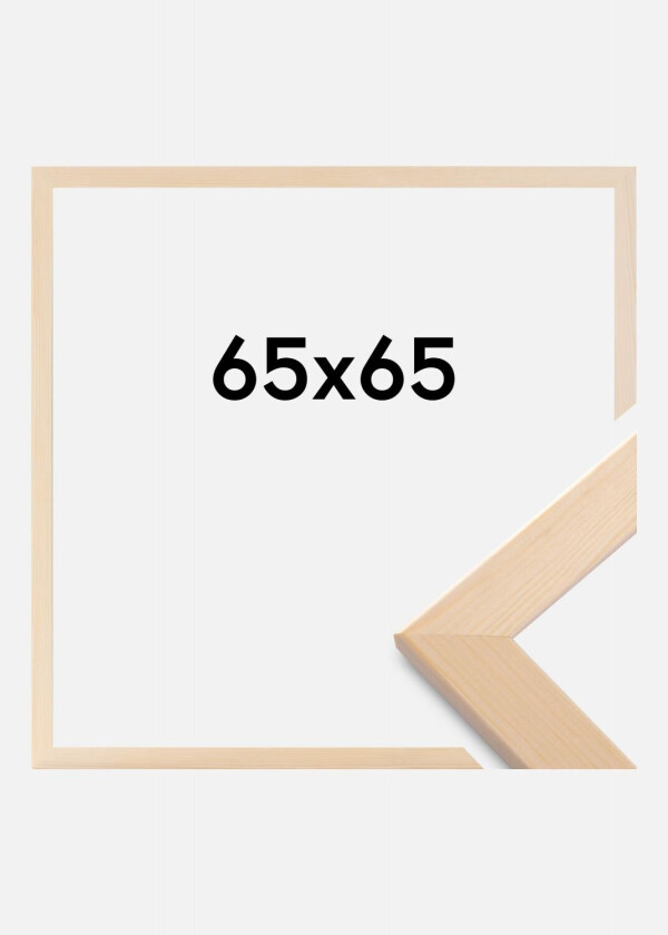 Ramme Trendline Akrylglass Natur 65x65 Cm