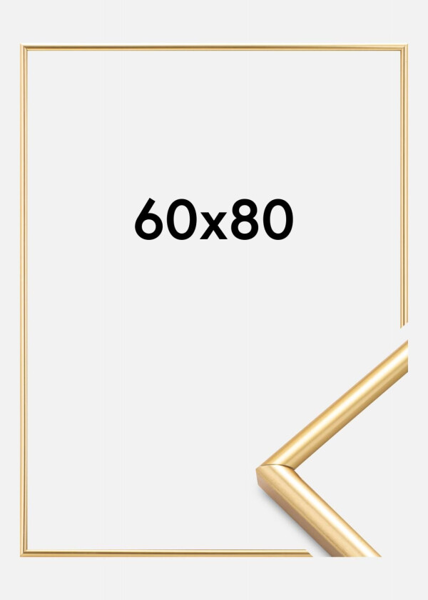 Ramme Decoline Akrylglass Gull 60x80 Cm