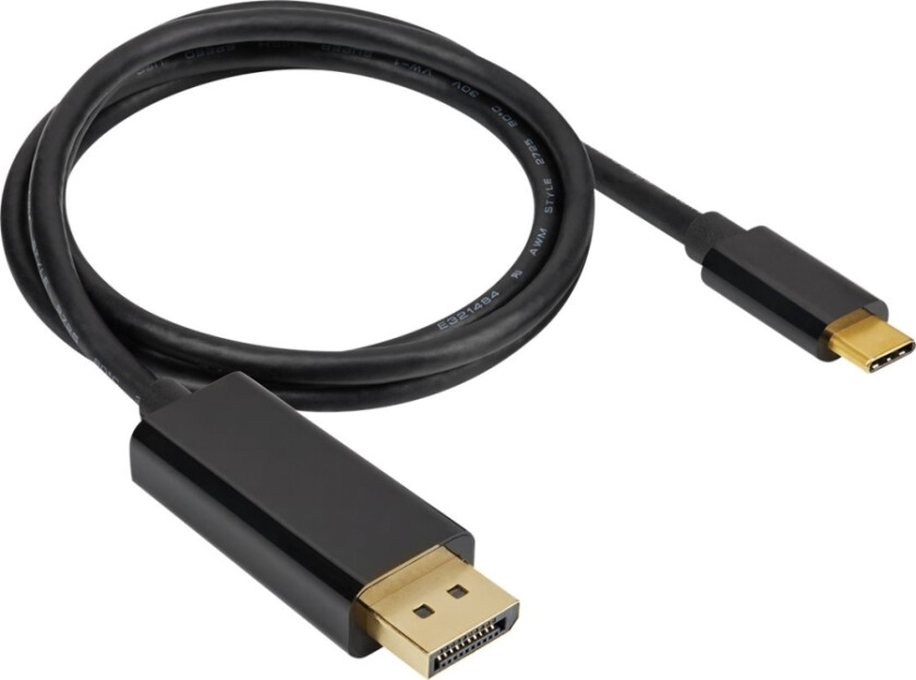 Corsair - Displayport-Kabel - 24 Pin Usb-C (Hann) Til Displayport (Hann) - Displayport 1.4 - 1 M