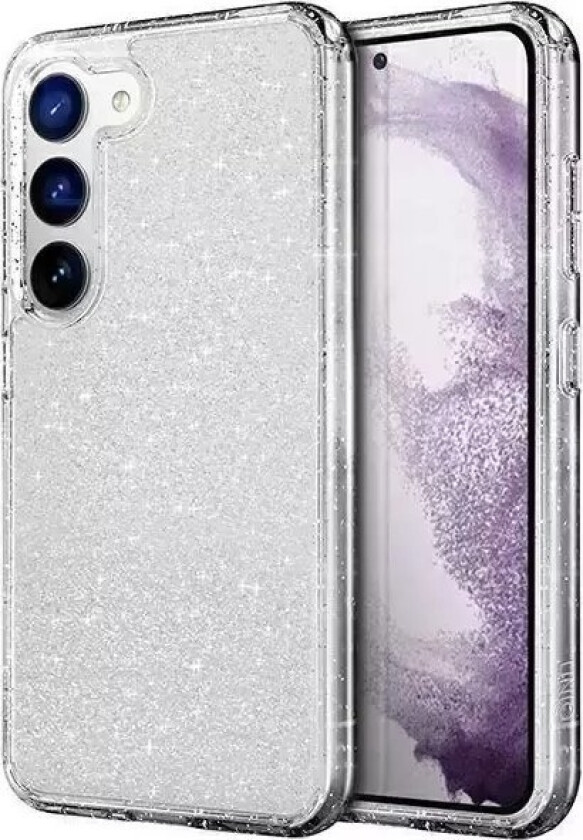 Deksel Lifepro Xtreme Samsung Galaxy S23 Gjennomsiktig/Glitter Gjennomsiktig