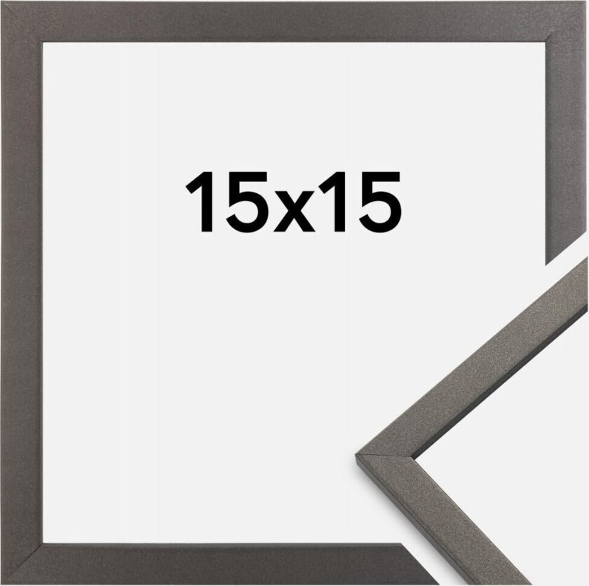 Ramme Edsbyn Grafitt 15x15 Cm