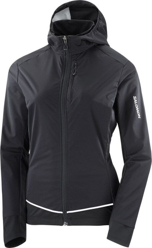 Women's Light Shell Jacket S, Deep Black