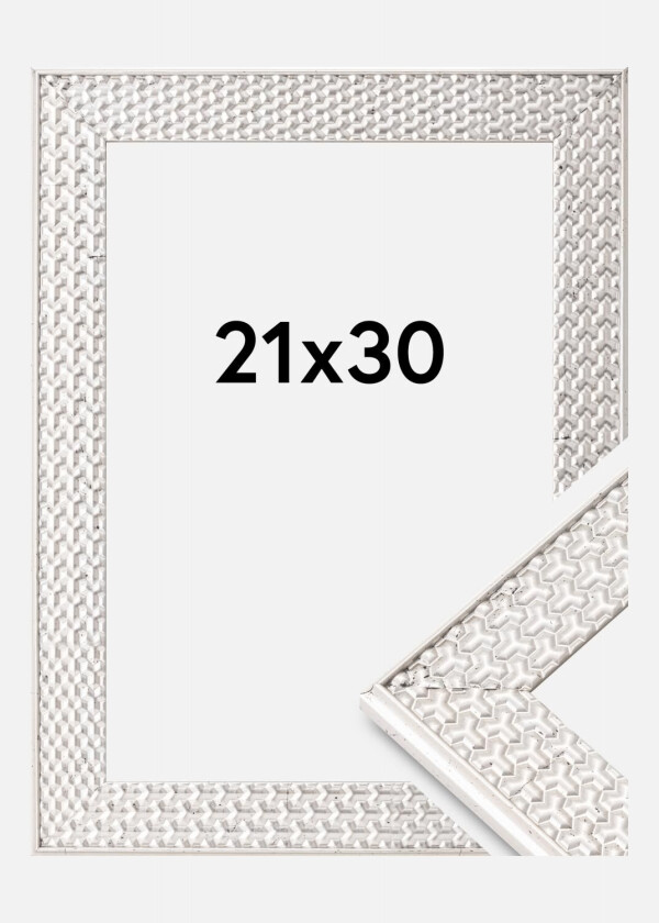 Ramme Grace Akrylglass Sølv 21x30 Cm