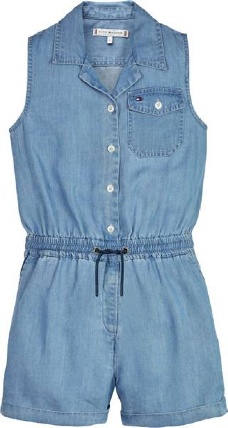 Jumpsuit Slvs Denimlight