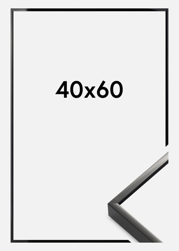 Ramme Premium Alpha Blank Svart 40x60 Cm