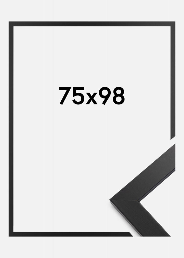 Ramme Black Wood Akrylglass 75x98 Cm