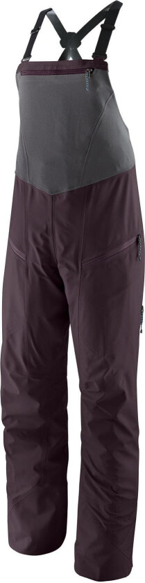 Snowdrifter Bibs W's obsidian plum