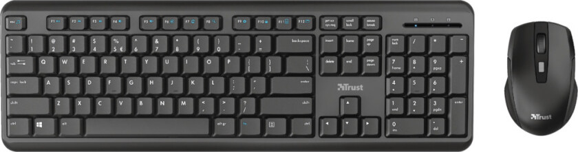 Tkm-350 Wireless Silent Combo Nordisk Tastatur- Og Mussett