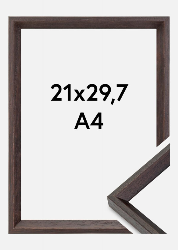 Ramme Globe Akrylglass Espresso 21x29,7 Cm (A4)