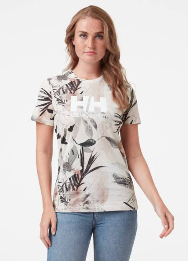 Cream W Logo T-skjorte