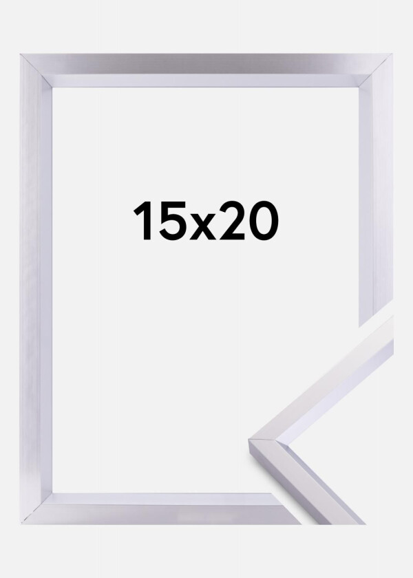 Ramme Steel Style Sølv 15x20 Cm