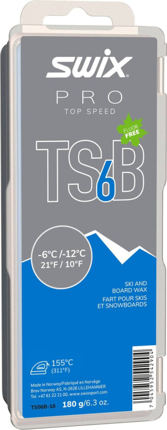 TS6 Black -6°C/-12°C 180g