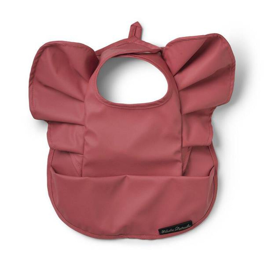 Elodie Winter Blush Red  Baby Bib Smekke