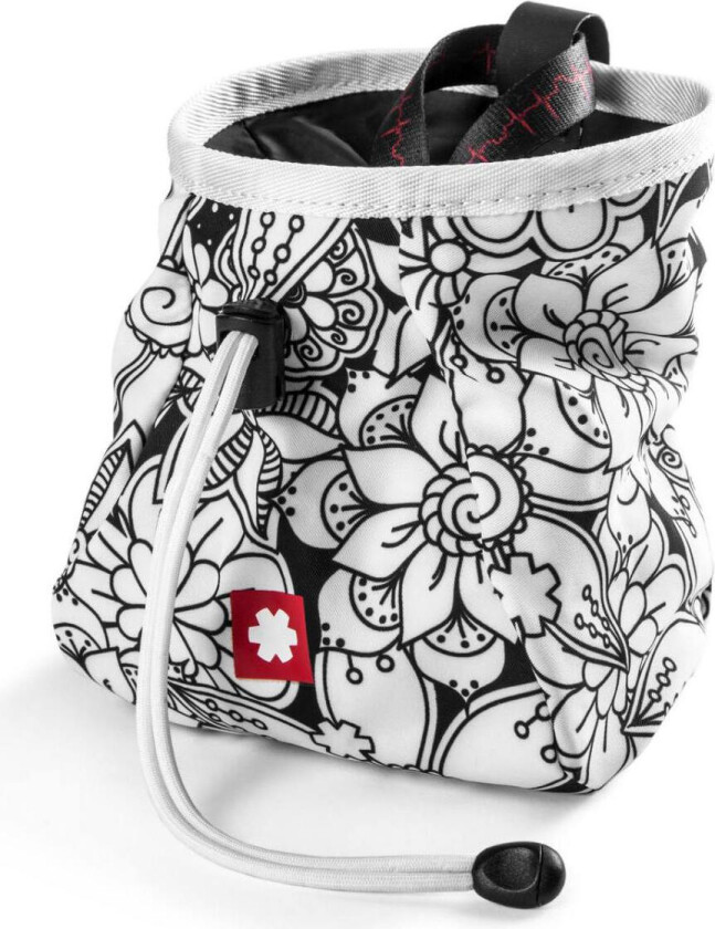 Lucky Chalk Bag flowers white