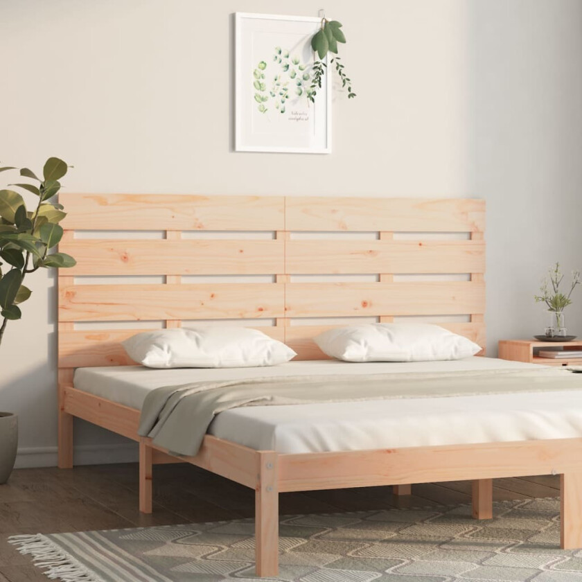 Sengegavl 135x3x80 cm heltre furu