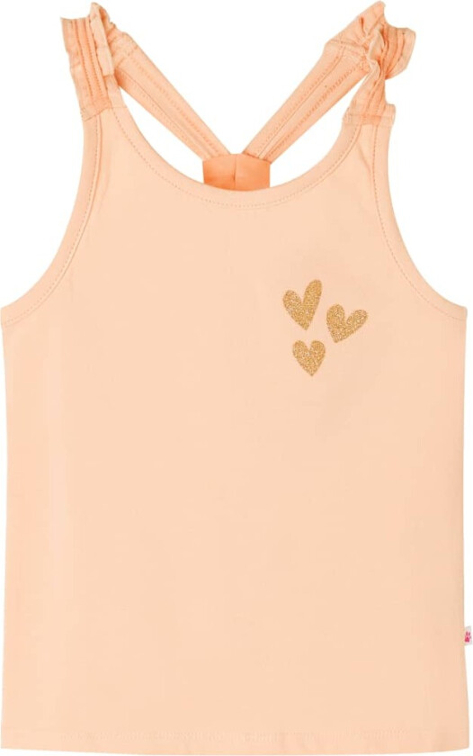 Singlet for barn lyseoransje